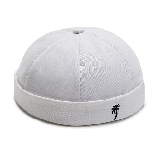 Casquettes Crânes Amp Tree Brodées Pour Hommes, Chapeaux Hip Hop De Rue, Bonnet Sans Bord, Chapeaux Supérieurs Souples, Casquettes Melon, Créatif, Mode