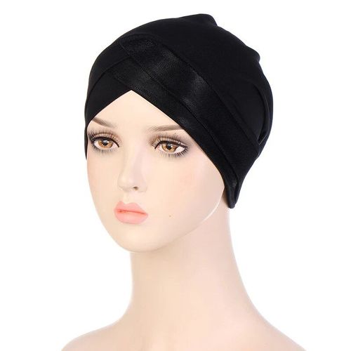 Hijab Islamique En Soie Brillante Pour Femmes Musulmanes, Bonnet De Luxe, Sous-Foulard, Turban
