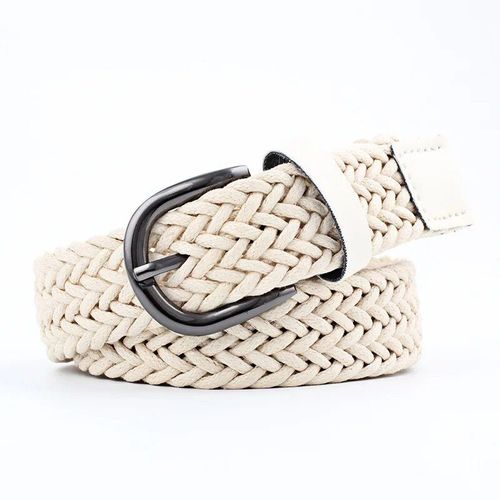 Ceinture Large Élastique En Résine Vintage Pour Femme, Paille Tressée, Ronde, Strucpp, Environnement Pour Chemise, Ceinture Décorative, Marque De Luxe