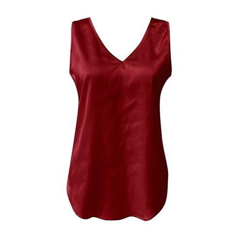 Chemise En Mousseline De Soie Pour Femmes, Col En V, Grande Taille, Satin, Bureau, Noir, Blanc, Tunique Pour Femmes, Chemises Élégantes, Gilet À Bretelles En Soie, 2023