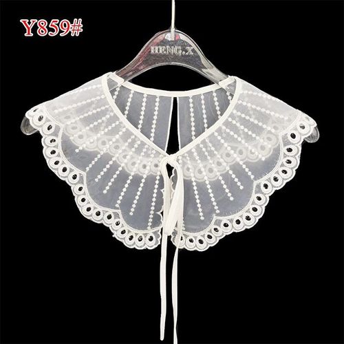 Poupée Brodée En Dentelle Douce, Faux Col Décoratif Détachable, Collier D'épaule, Accessoires De Vêtements, Robe, Pulls