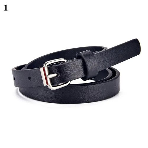 Ceinture En Faux Cuir Pour Enfants, Avec ¿Illet En Forme De C¿Ur, Couleur Unie, Pêche