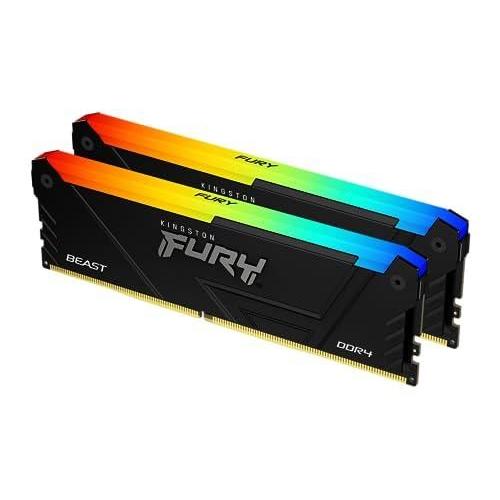 Mémoire vive Kingston FURY Beast RGB Kit 64 Go (2 x 32 Go) DDR4  DIMM  CL16