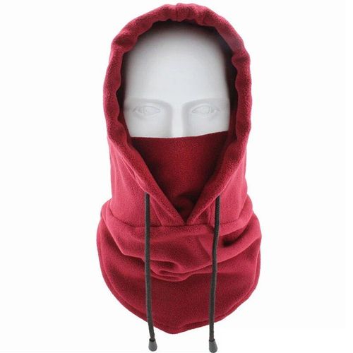 Casquette Coupe-Vent En Polaire Pour Homme, Résistante Au Froid, Pour L'équitation En Plein Air, Randonnée, Ski, Bavoir Chaud, Une Pièce, Automne Et Hiver