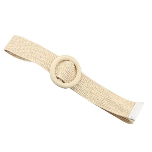 Ceinture Tressée Bohème Pour Femme, Large, Jean Noir, Paille Pp, Designer, Taille En Bois, Environnement, Robe De Plage, Mode Féminine, Automne
