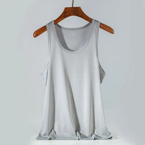 Injglamen-T-Shirt De Sport En Fibre De Maille, Séchage Rapide, Mince, Respirant, Glace, Trou, Précieux, Vêtements De Sport, Vêtements D'extérieur, Été