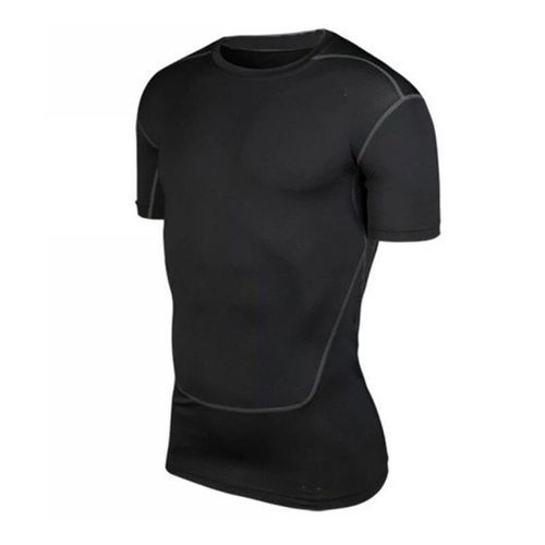T-Shirt De Compression À Manches Courtes Pour Hommes, Haut À Séchage Rapide, Fitness Serré, Entraînement Sportif, Chemises De Jogging, Gym, Sport
