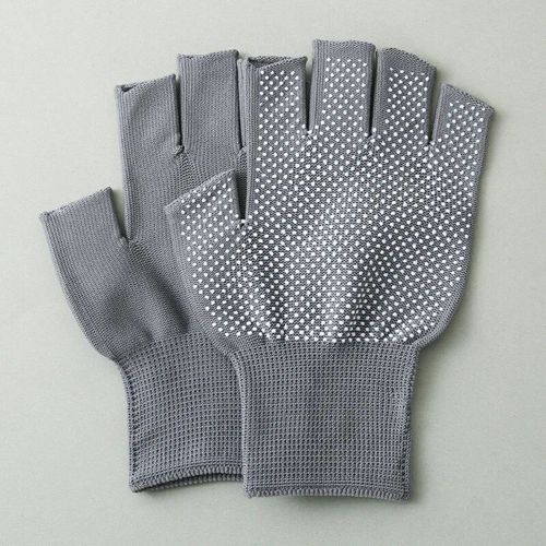 Gants De Travail Unisexes En Nylon Résistant À L'usure, Mitaines Demi-Doigts, Gants De Yoga, Gants De Cyclisme, Gants De Conduite, Gants De Sport Non Alds