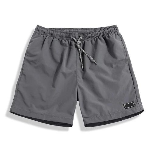 Short Ultra Fin À Séchage Rapide Pour Homme, Vêtement De Plage Respirant Et Décontracté, De Gym, De Fitness, De Sport, De Course, De Couleur Unie