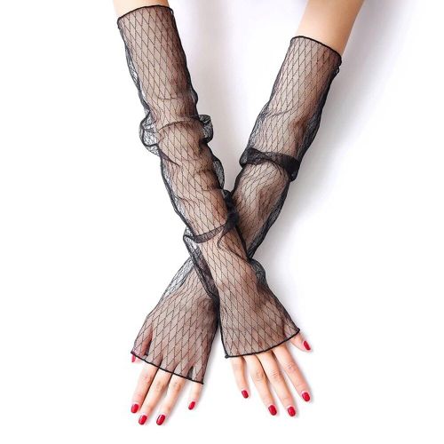 Manchons De Protection Solaire D'été Pour Femmes, Manchons De Protection Contre Les Uv, Manches Longues, Gants De Cyclisme Fins Et Respirants, Chauffe-Bras De Conduite