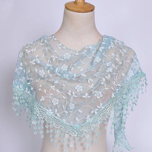 Foulard Rond En Dentelle À Fleurs, Châle Avec Franges, Brodé, Couvre-Chef Musulman, Pour Mariage, Nouvelle Collection 2023