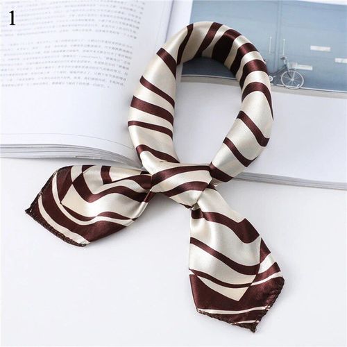 Foulard Léopard Rayé Pour Femme, Écharpe À Col Carré, Bandeau Pour Femme, Petit Foulard, Châles Et Enveloppes, Haletant À L'huile, Bureau, Présidence, Dame, Nouveau