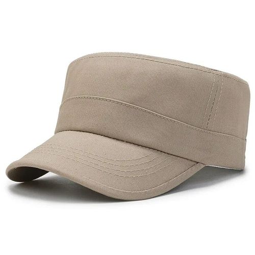 Offre Spéciale! Casquette Militaire À Dessus Plat Réglable, Chapeau De Protection Solaire, Respirant, Vintage, Pour Hommes