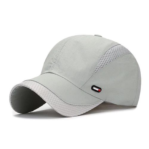 Casquette À Séchage Rapide En Maille Simple Pour Hommes, Casquettes De Sport, Casquettes De Baseball, Chapeaux De Soleil D'été, Casquettes À Visière, Protection Solaire De Document Solide