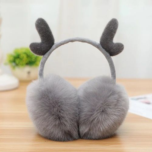 Cache-Oreilles De Noël Pour Femmes, Protège-Oreilles Chauds En Bois De Cerf, Protection Des Oreilles En Fourrure D'élan, Nouvelle Collection Hiver 2022