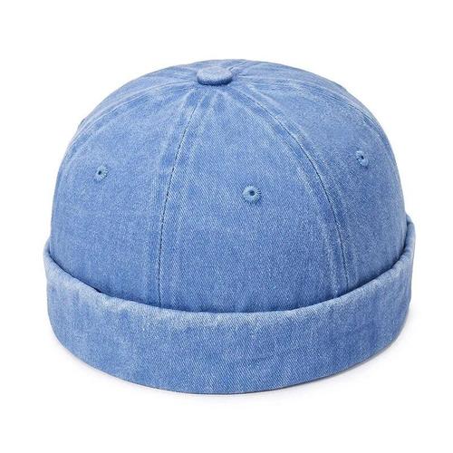 Bonnet Vintage En Coton Pour Femmes Et Hommes, Style Hip Hop, Bonnet Sans Bords, Skullies, Casquette D'été, Ajustable, Tendance, Docker