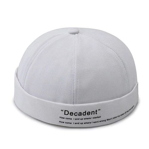 Chapeaux Hip Hop Décontractés, Bonnet Sans Bords, Vintage, Couleur Unie, Pour Hommes, Été