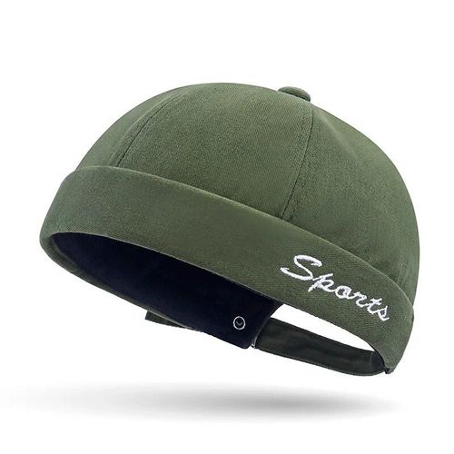 Casquette De Sport Sans Bords Avec Lettres, Casquette De Pastèque, Docker, Chapeau De Marin Rétro, Seau, Hip Hop