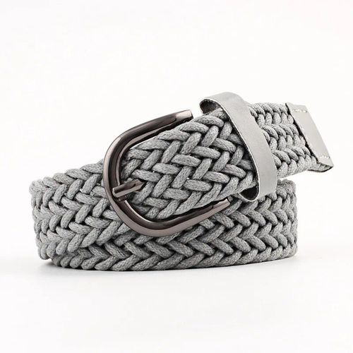 Ceinture Tissée Torsadée Commandée Pour Femme, Uld'avertissement, Ceinture Tressée, Ceinture Décontractée Pour Jean, Ceinture Pour Robe, Structure En Métal, Mode, 103cm