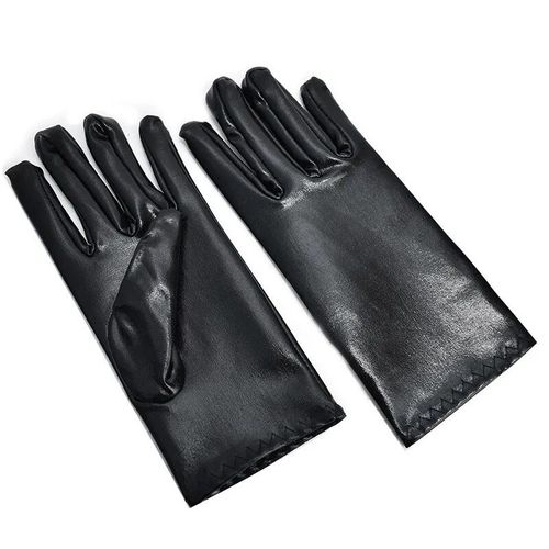Gants De Poignet Longs En Cuir Pu Verni Noir Pour Femmes, Gants De Cosplay Sexy, Mitaines À Cinq Doigts, Gants De Performance Etiadvantages, 2023