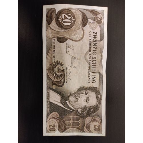 Billet De 20 Schilling