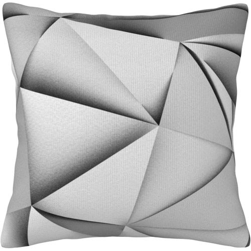 Housse De Taie D'oreiller À Rayures Noires Et Blanches, Taie D'oreiller Décorative Imprimée Pour Chambre Et Canapé Cmxcm