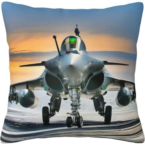Housse De Taie D'oreiller En Forme D'avion, Taie D'oreiller Décorative Imprimée Pour Chambre Et Canapé Cmxcm