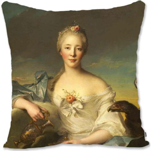 Décoratif Toss Pillow Case Cover Protector Renaissance Rococo Woman Portrait Art - Gainsborough --Madame Le Fèvre De Caumartin Comme Hebe Jm