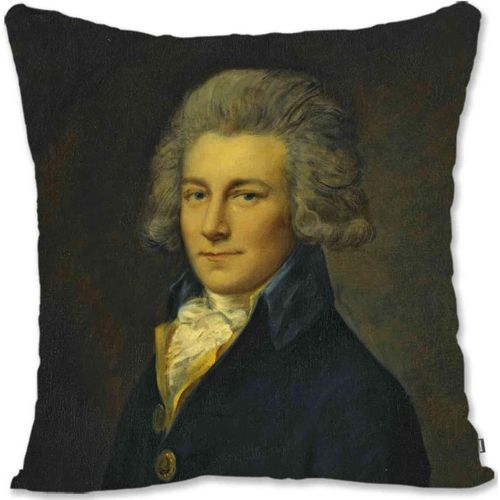 Taie D'oreiller Décorative, Housse De Protection, Renaissance Rococo Man Portrait Art - Gainsborough - Captain Sharpe Gb-Peter Godfrey Gb
