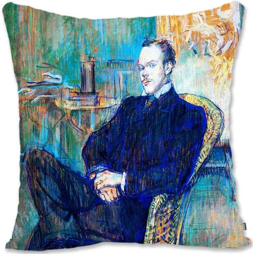 Housse De Taie D'oreiller Décorative, Portrait D'homme Moderne, Art - Modigliani - Man In Sit Am-Paul Leclerq Hd