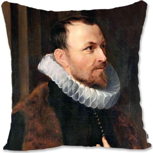 Housse De Taie D'oreiller Décorative Renaissance Baroque Homme Portrait Art-Rubens-Alfonso V De Aragon Naples Rb-Nicolaas Rockox Rb
