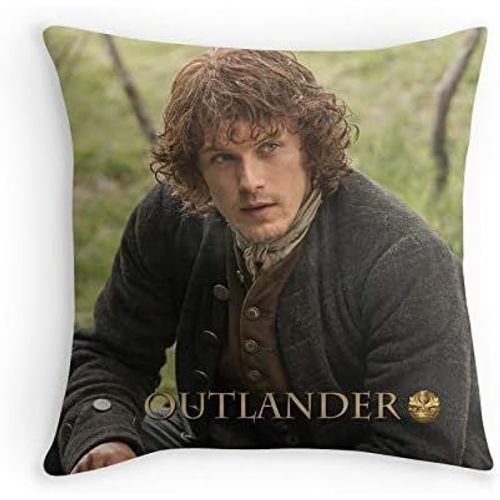 Taies D'oreiller Douces, Taie D'oreiller Outlander/Jamie Fraser Pour Canapé, Salon, Lit, Décoratif (Carré 18 X 18)