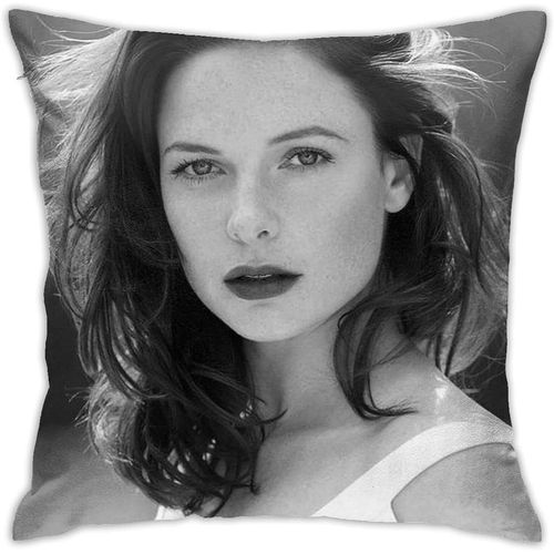 Rebecca Ferguson Housses De Coussin Taies D'oreiller Housse De Coussin Douce Coussin Décoratif Canapé Voiture Taie D'oreiller Carrée Pour La Décoration De Lit À La Maison (18x18 Pouces)