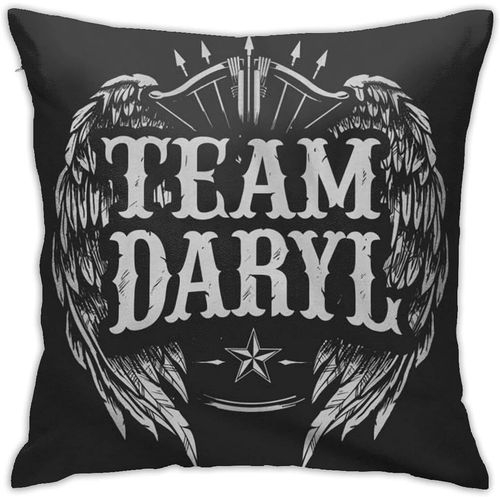 Housse De Coussin Norman Reedus Daryl Dixon En Polyester Doux Et Décoratif Carré - Housse De Coussin De Luxe Pour Salon, Canapé, Chambre À Coucher, Voiture