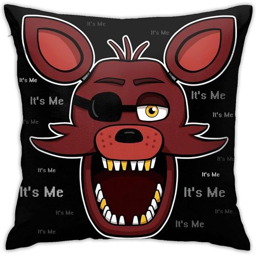 Fnaf Coussins Carrés En Peluche Foxy, Housses De Coussin Décoratives, Taies D'oreiller Douces, Housses De Coussin Confortables Pour Salon, Chambre À Coucher, Canapé, Canapé, Lit