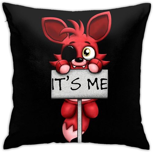 Fnaf Coussins Carrés En Peluche Foxy, Housses De Coussin Décoratives, Taies D'oreiller Douces, Housses De Coussin Confortables Pour Salon, Chambre À Coucher, Canapé, Canapé, Lit