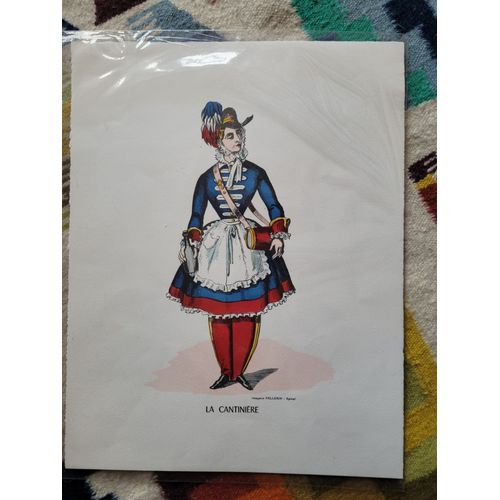 Imagerie D'epinal : La Cantinière. Format : 25,5 X 32,5 Cm.