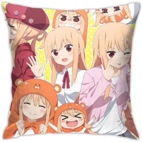 Taie D'oreiller Carrée Douce 18 X 18 Pouces Himouto???Umaru-Chan Anime Home Decorhousse De Coussin Respirante De Luxe Unique