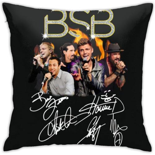 Backstreet Boys ? Taies D'oreiller Souples À Motif De Bande, Housse De Coussin De Luxe Respirante, 18x18 Pouces