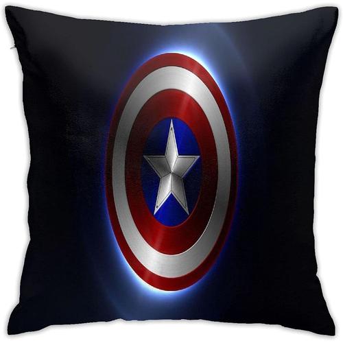 Housse De Coussin The Avengers - Taie D'oreiller Carrée Tendance - Taie D'oreiller Douce - Confortable Et Durable - Pour Canapé, Lit, Maison, Voiture - 45,7 X 45,7 Cm