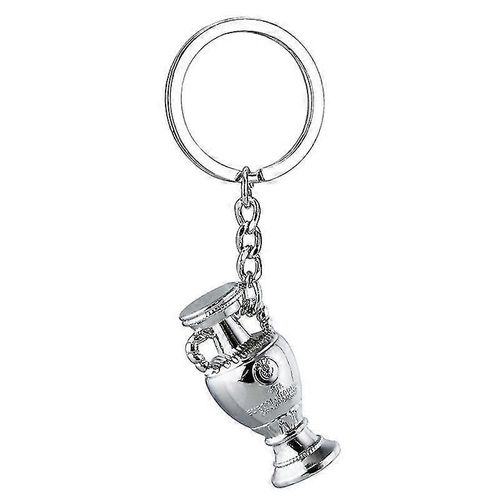 Porte-Clés Trophée De Football En Métal Souvenir Des Fans Du Championnat D'europe 2024 Jn