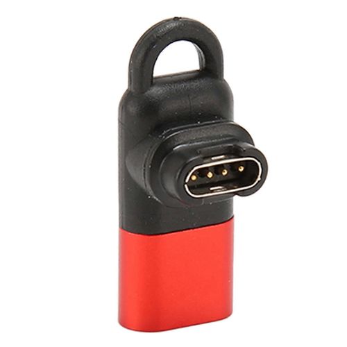 Chargeur De Montre À Adaptateur 8 Broches 90 Degrés Rouge Chargeur Convertisseur Accessoire De Montre Pour Garmin Fenix Instinct 2s Forerunner Vivomove Vivoactive Venu