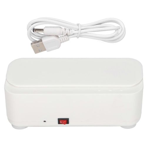 Machine à ultrasons de nettoyeur de bijoux 45KHz 300mL Un bouton de nettoyeur de lunettes USB professionnel portable