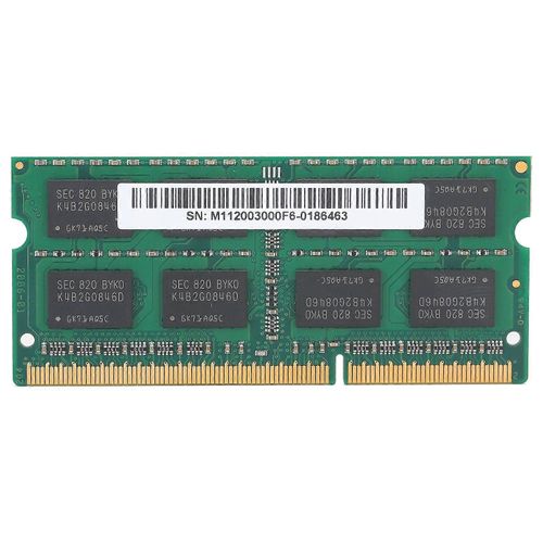 ASint Mémoire pour ordinateur portable RAM DDR3 1600MHZ 4 Go 1.35V Notebook Memory Bank Fournitures informatiques