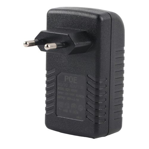 DC 48V 0.5A Alimentation Injecteur 24W POE Adaptateur Plug 100-240VEU