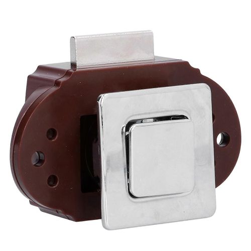 Bouton Poussoir Catch Lock Bouton De Verrouillage Carré En Métal Armoire Sans Clé Pour Placard Yacht