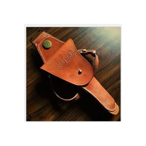 Holster En Cuir Marron De La Cavalerie Us Pour Droitier