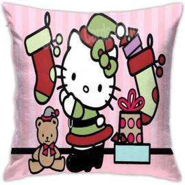 Poupées en peluche Hello Kitty pour enfants, crème glacée, oreiller en peluche  douce, décor d'animal d'anime, cadeau de Noël Kawaii, cadeaux pour filles