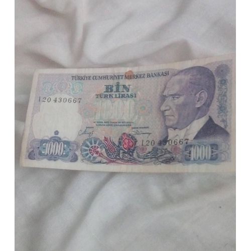Billet 1000 Livres Turquie