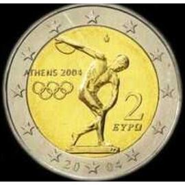 Pièce commémorative de 2 euros Grèce Jeux olympiques dAthènes 2004